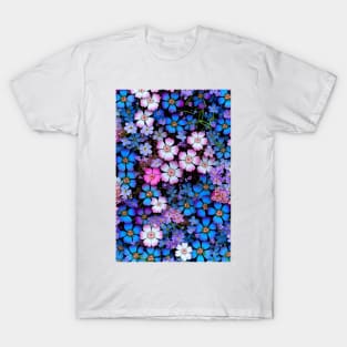 Bright Flower Field: Eco-Friendly Designs for a Green Future T-Shirt